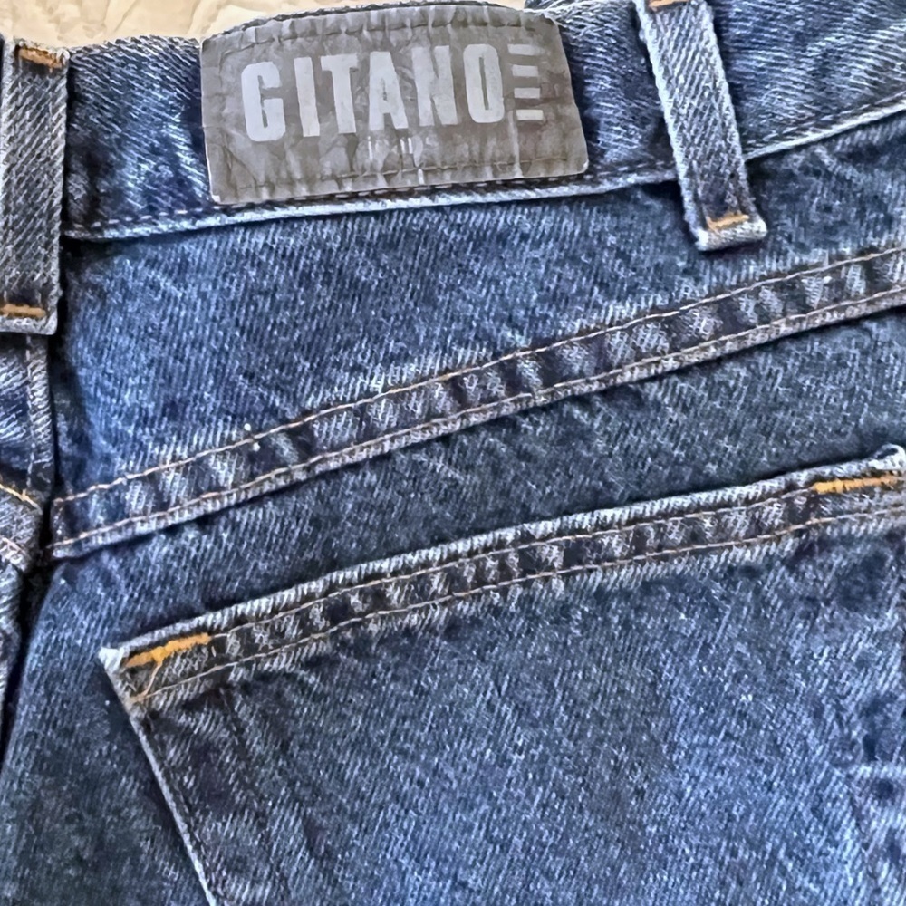 Gitano Vintage Deadstock High Waisted Relaxed Fit MomJeans Size 14 Petite - Picture 5 of 7